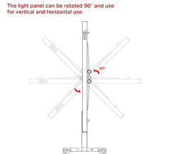 Premium Electric Mobile Stand for Red Light Therapy Panels (RNL900 & RNL1500)