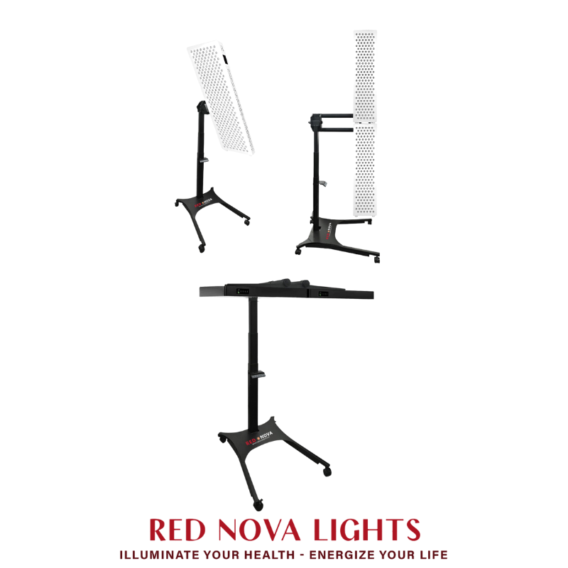 Premium Electric Mobile Stand for Red Light Therapy Panels (RNL1000 & RNL1500)