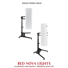 Premium Electric Mobile Stand for Red Light Therapy Panels (RNL1000 & RNL1500)